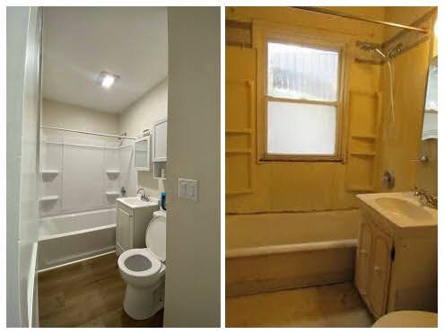 Bathroom Refresh rental property work